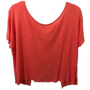 Cropped, backless tee